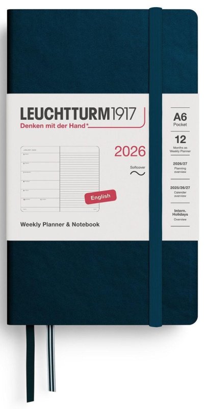 neuveden: Weekly Planner & Notebook 2026 Pocket (A6) Deep Sea neuveden: Weekly Planner & Notebook 2026 Pocket (A6) Deep Sea