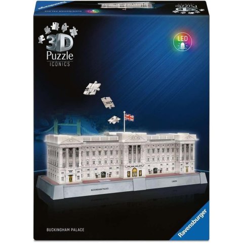 neuveden: 3D Puzzle Iconics: Buckinghamský palác (Noční edice) 216 dílků