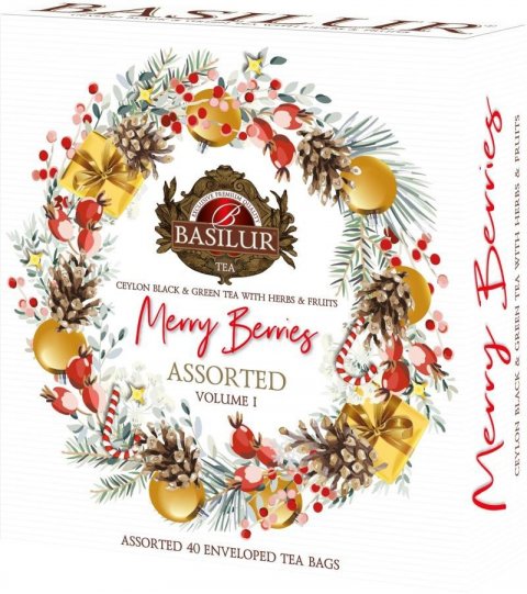 neuveden: BASILUR Merry Berry Assorted Vol. I 40 gastro sáčků