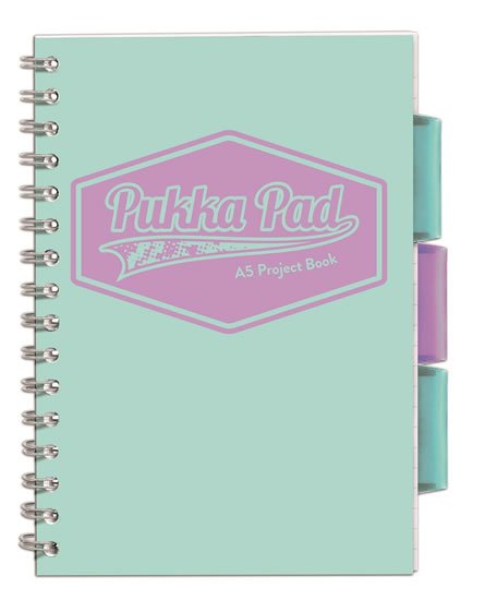 neuveden: Pukka Pad Projektový blok Pastel A5, papír 80g, 100 listů, světle zelený