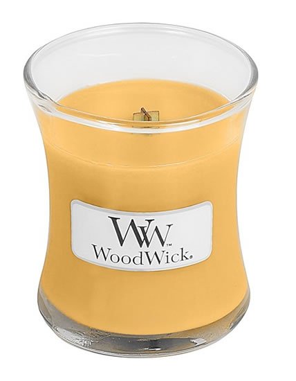 neuveden: WoodWick Oat Flower svíčka váza 85g