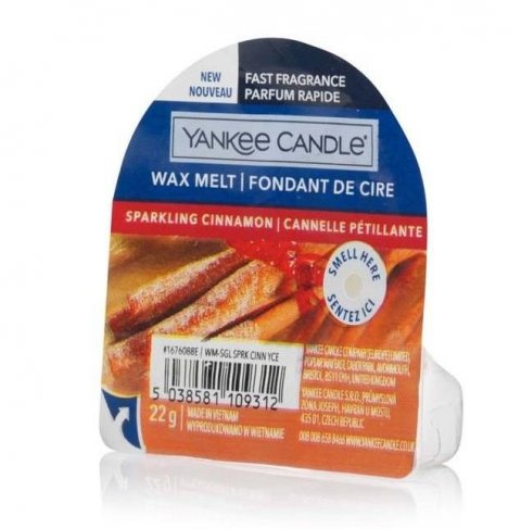 neuveden: YANKEE CANDLE Sparkling Cinnamon vonný vosk 22g