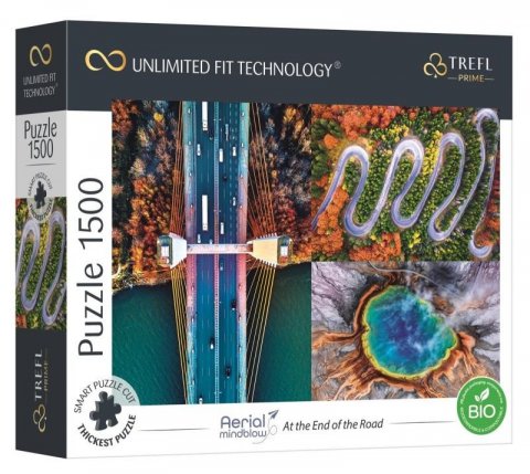 neuveden: Puzzle Aerial Mindblow: Na konci cesty 1500 dílků