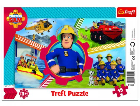 neuveden: Trefl Puzzle Požárník Sam / 15 dílků neuveden: Trefl Puzzle Požárník Sam / 15 dílků