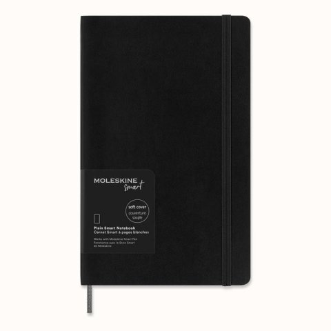 neuveden: Moleskine Smart Zápisník černý L, měkký, čistý neuveden: Moleskine Smart Zápisník černý L, měkký, čistý