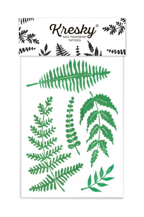 neuveden: Kresky dočasné tetování - Kapradí