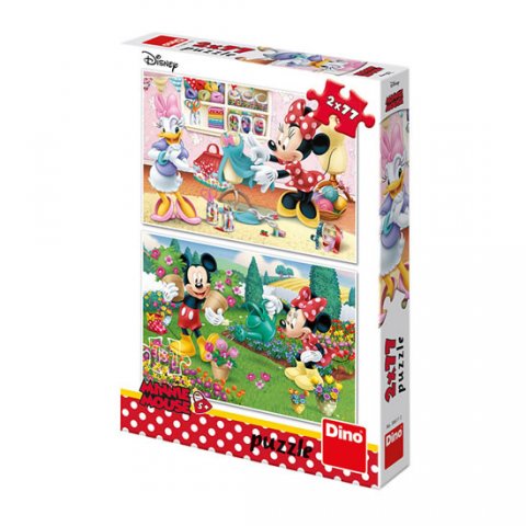 neuveden: Minnie pracuje: puzzle 2x77 dílků neuveden: Minnie pracuje: puzzle 2x77 dílků