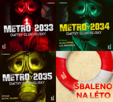 Glukhovsky Dmitry: Metro trilogie - CDmp3 (komplet Metro 2033, Metro 2034, Metro 2035)