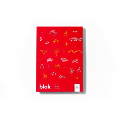 neuveden: Poznámkový blok SVĚT A4 - linkovaný 50 listů