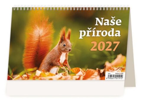 : Kalendář stolní 2027 - Naše příroda