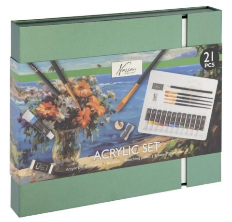 neuveden: Akrylový set 21 ks - dárková sada