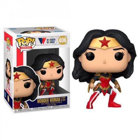 neuveden: Funko POP Heroes: Wonder Woman (A Twist Of Fate)
