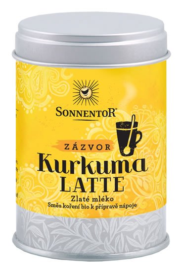 neuveden: Sonnentor - Kurkuma Latte/zázvor bio 60g dózička