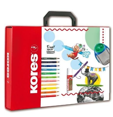 neuveden: Kores set školních potřeb v kufříku neuveden: Kores set školních potřeb v kufříku