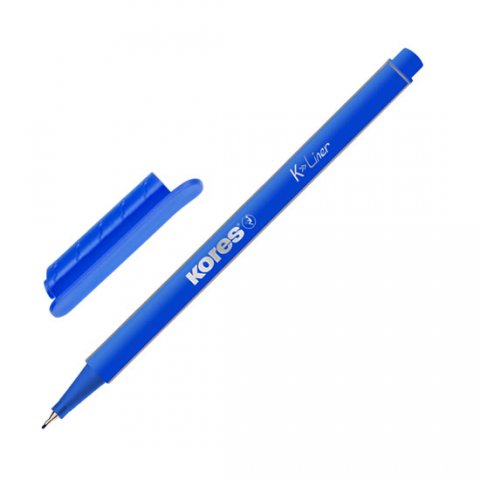 neuveden: Kores K-LINER, šíře stopy 0,4 mm, modrá neuveden: Kores K-LINER, šíře stopy 0,4 mm, modrá