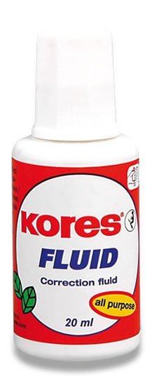 neuveden: Kores Opravný lak Fluid 20 ml se štětečkem