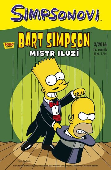Groening Matt: Simpsonovi - Bart Simpson 3/2016 - Mistr iluzí