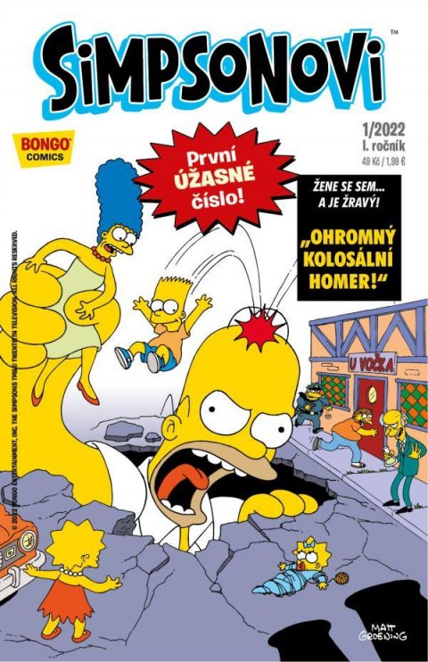 kolektiv autorů: Simpsonovi 1/2022 kolektiv autorů: Simpsonovi 1/2022