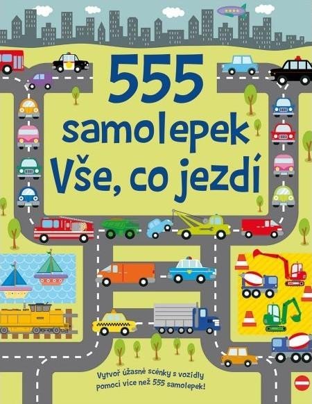 neuveden: 555 samolepek - Vše, co jezdí
