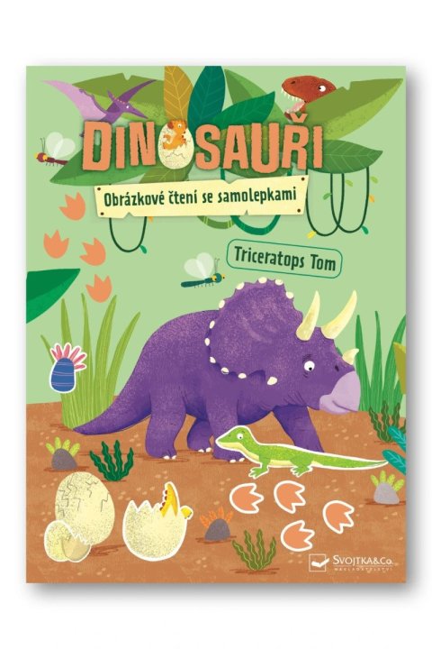neuveden: Dinosauři - Obrázkové čtení se samolepkami