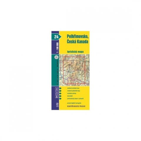 neuveden: 1:100T (24)-Pelhřimovsko,Česká Kanada (turistická mapa) neuveden: 1:100T (24)-Pelhřimovsko,Česká Kanada (turistická mapa)