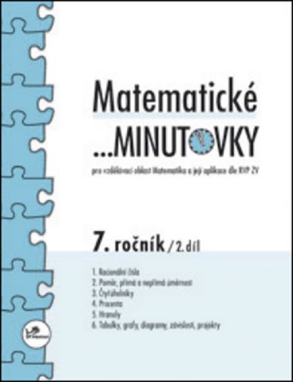Hricz Miroslav: Matematické minutovky pro 7. ročník / 2. díl Hricz Miroslav: Matematické minutovky pro 7. ročník / 2. díl