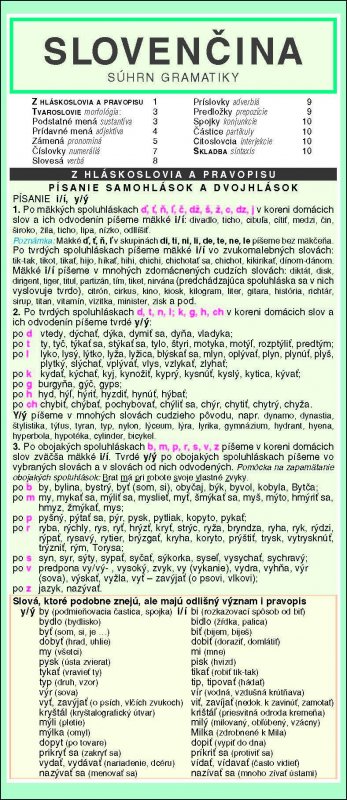Julišová Marta: SLOVENČINA súhrn gramatiky Julišová Marta: SLOVENČINA súhrn gramatiky