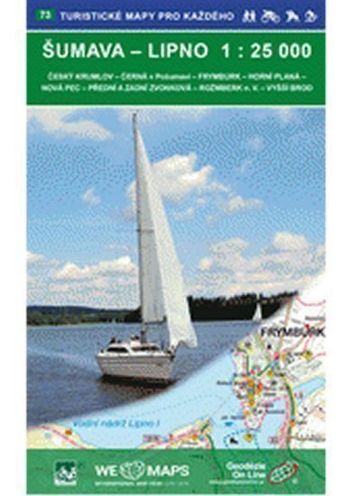 neuveden: Šumava-Lipno 1:25T /73 Turistické mapy pro každého