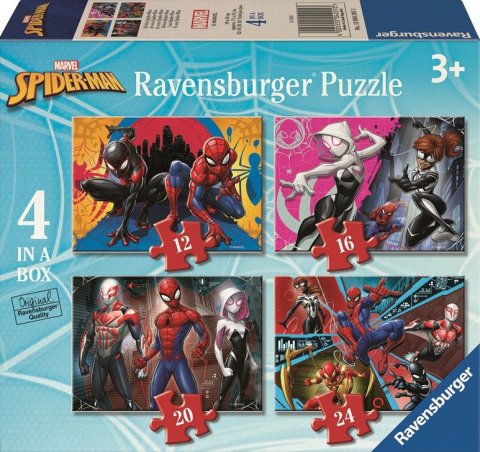 neuveden: Puzzle Marvel: Spider-Man 4v1