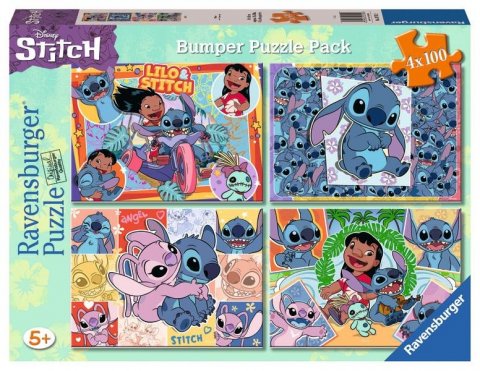neuveden: Puzzle Disney: Stitch 4x100 dílků