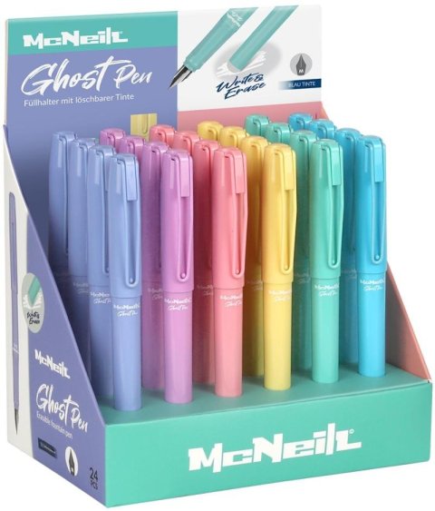 neuveden: Colorino gumovatelné bombičkové pero McNeil Pastel - mix barev