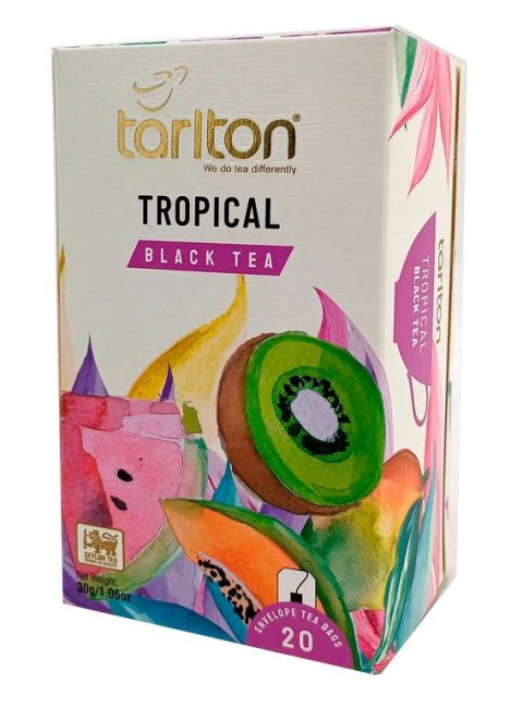 neuveden: TARLTON Black Tropical přebal 20x1,5g