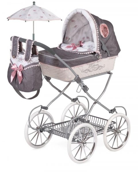 neuveden: Kočárek pro panenky skládací s taškou a doplňky DeCuevas - 81 cm / REBORN 2