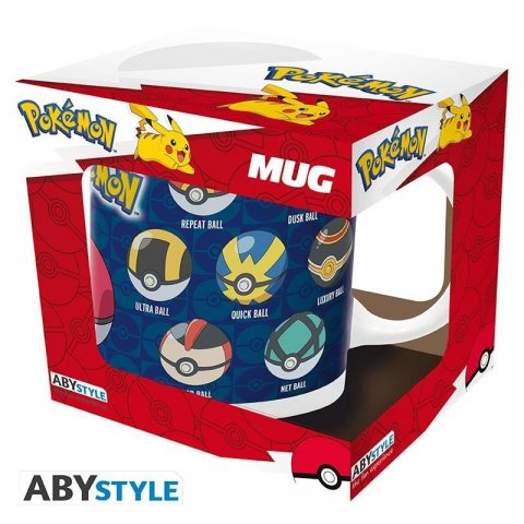 neuveden: Pokémon Keramický hrnek 320 ml - Pokébally