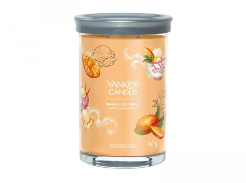 neuveden: YANKEE CANDLE Mango Ice Cream svíčka 567g / 2 knoty (Signature tumbler velk