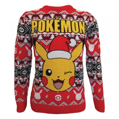 neuveden: Pokémon vánoční svetr - Pikachu (velikost M) neuveden: Pokémon vánoční svetr - Pikachu (velikost M)