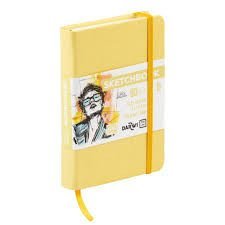 : Skicovací blok Soft yellow A6 140g 80 listů