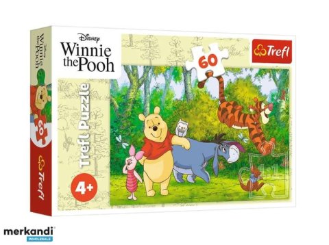 neuveden: Puzzle Medvídek Pú: Chuť medu 60 dílků