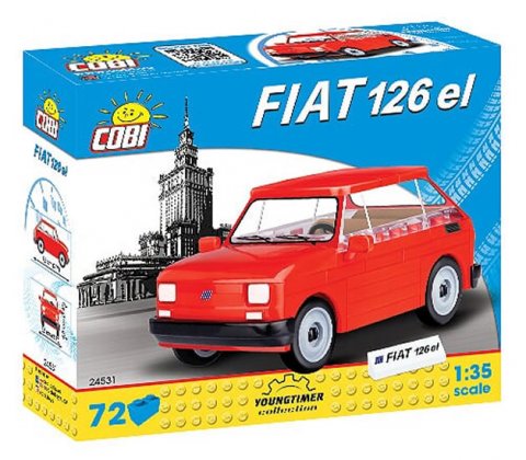 neuveden: Stavebnice COBI 24531 Fiat 126p 19941999/72 kostek