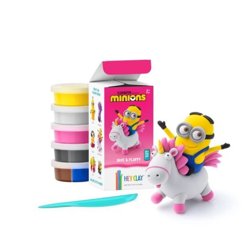 neuveden: Hey Clay Kreativní sada - Mimoni: Dave a Fluffy