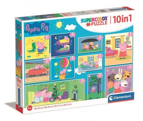 neuveden: Clementoni Puzzle Prasátko Peppa 10v1 neuveden: Clementoni Puzzle Prasátko Peppa 10v1