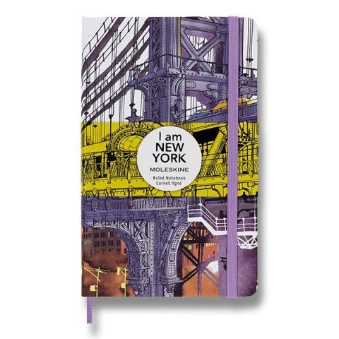 neuveden: Zápisník Moleskine I am New York - tvrdé desky L, linkovaný