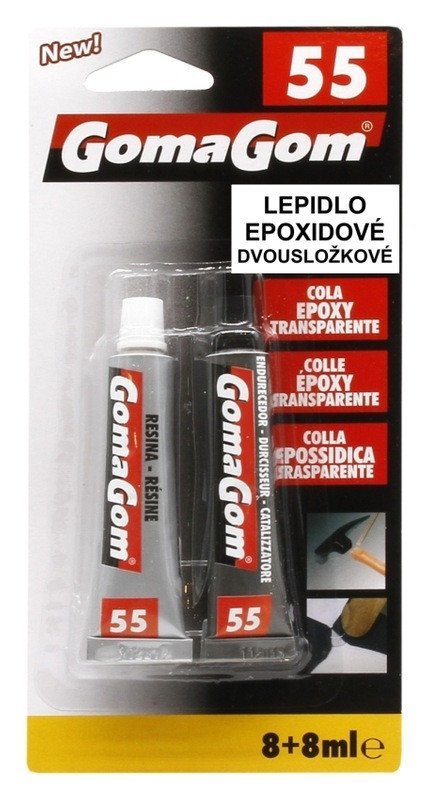 -: Lepidlo 55 epoxidové dvousložkové 8+8ml
