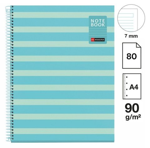 : Poznámkový blok Between the Lines NB-1, A4, 90g, karton, 80 listů, linka, S