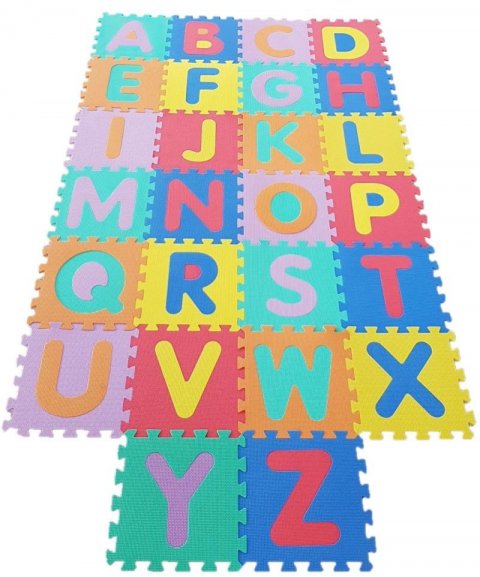 neuveden: Pěnové puzzle Abeceda 26 ks neuveden: Pěnové puzzle Abeceda 26 ks