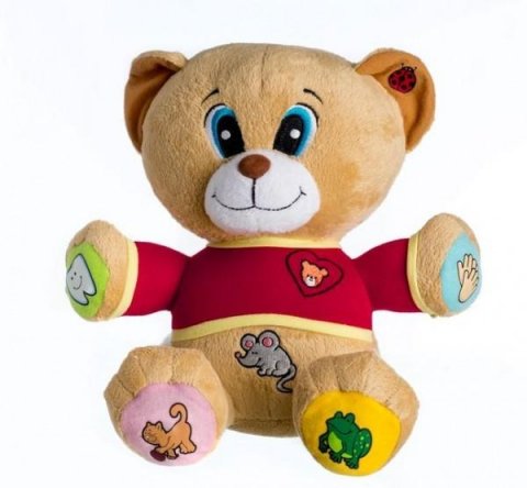 neuveden: Medvěd Tedík plyš 30 cm / na baterie, česky mluvící