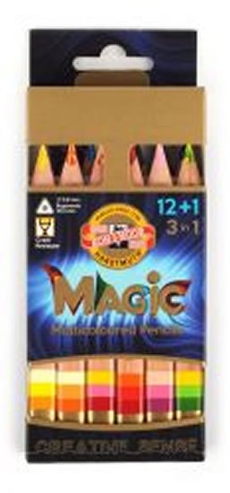 neuveden: Koh-i-noor Koh-i-noor multibarevné pastelky MAGIC natur multibarevné 12+1 k neuveden: Koh-i-noor Koh-i-noor multibarevné pastelky MAGIC natur multibarevné 12+1 k