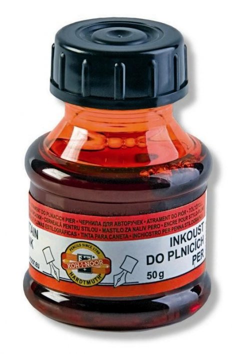 neuveden: Koh-i-noor inkoust do plnicích per 50 ml červený