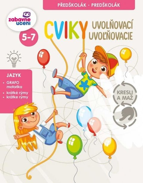 neuveden: Kresli a maž - Uvolňovací cviky (stíratelný sešit)