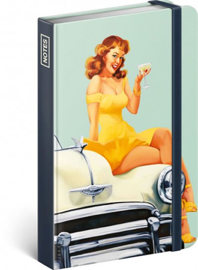 neuveden: Notes - Pin-up girls, linkovaný, 10,5 x 15,8 cm neuveden: Notes - Pin-up girls, linkovaný, 10,5 x 15,8 cm